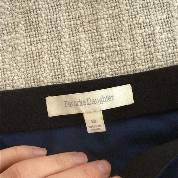 Favorite daughter Navy Blue satin Maxi Skirt XS - Picture 2 of 3